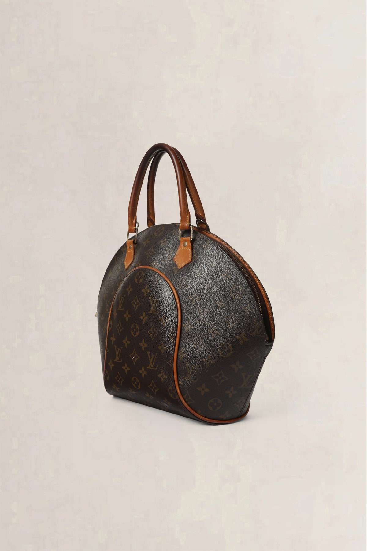 Louis Vuitton Brown Monogram Ellipse MM Top Handle Bag