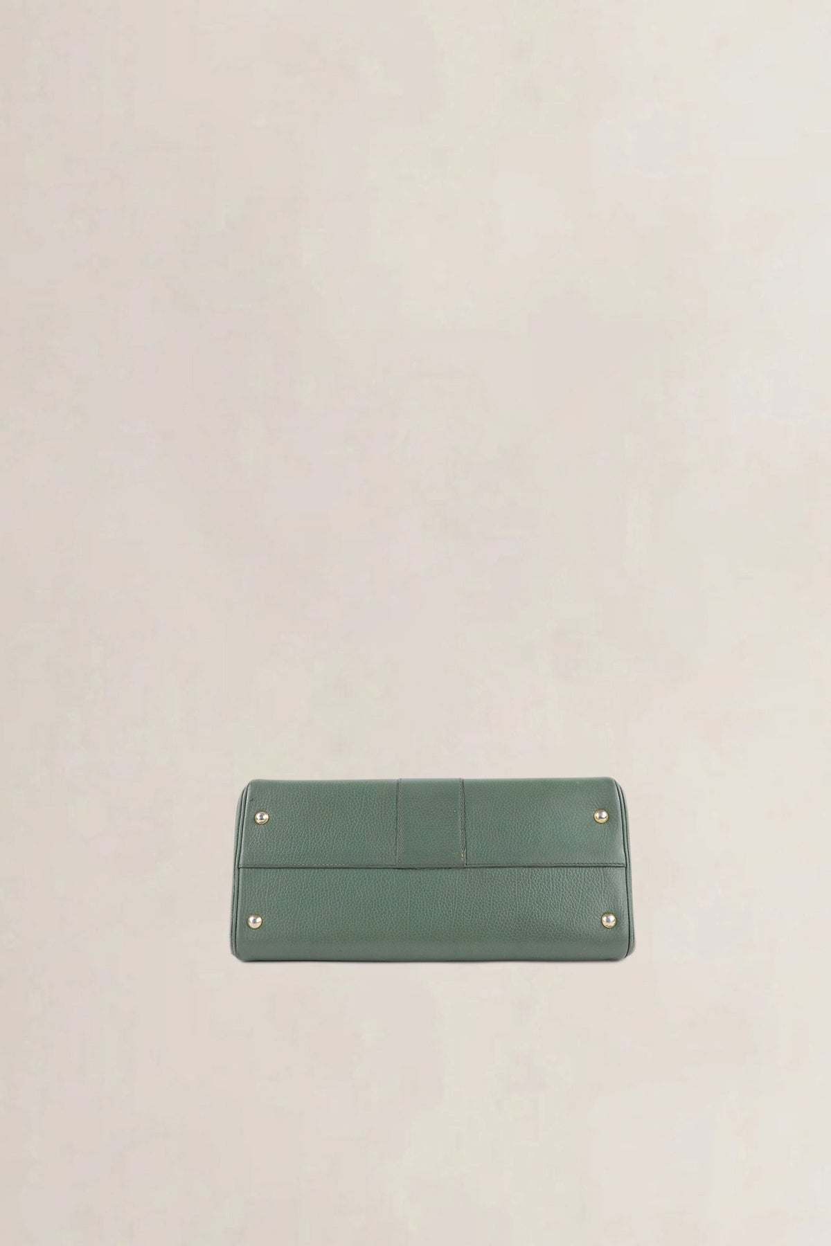 Delvaux Olive Green Jumping Calf Brillant MM Top Handle Bag