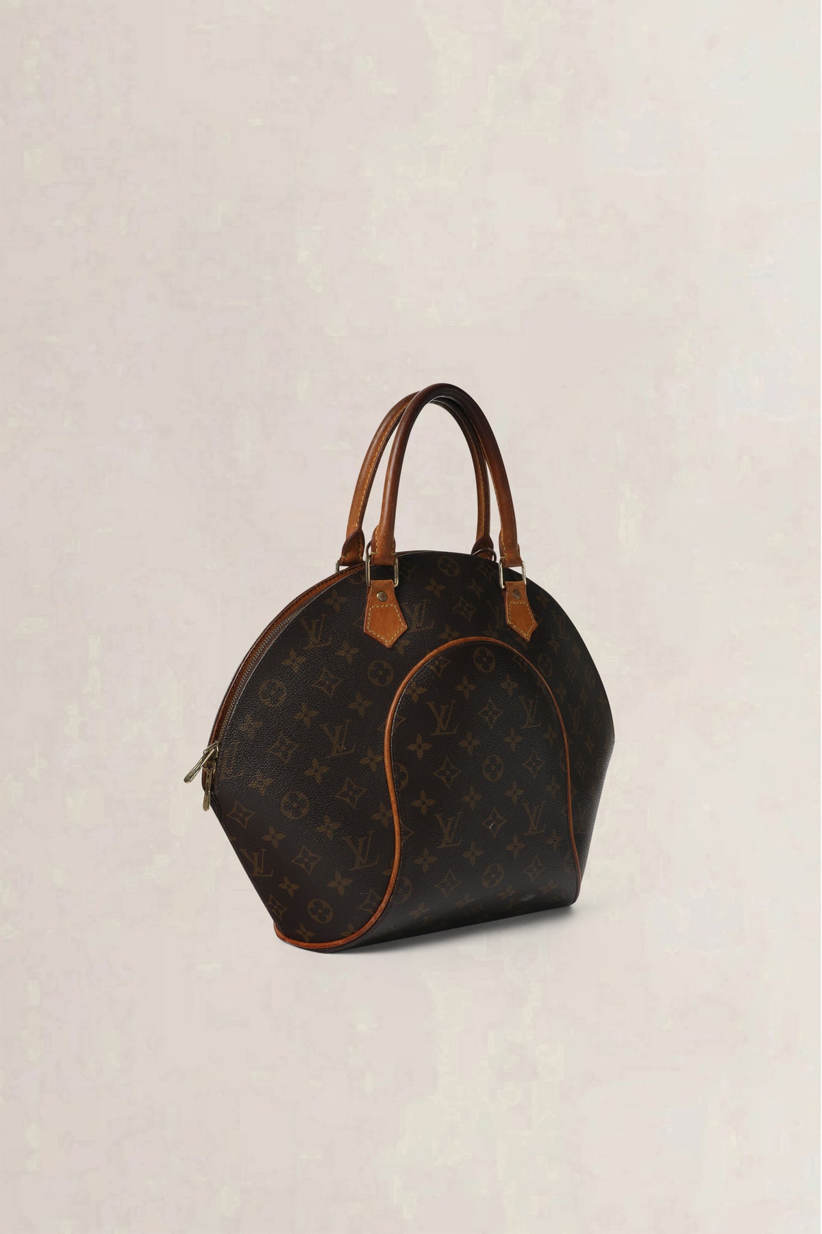 Louis Vuitton Brown Monogram Ellipse MM Top Handle Bag