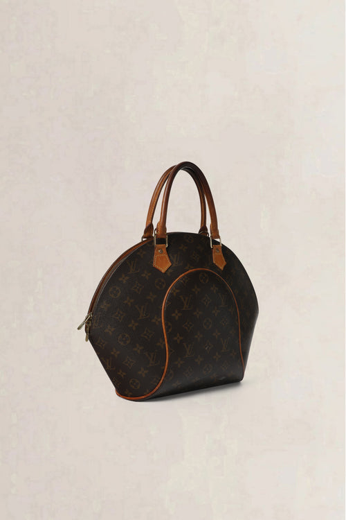 Louis Vuitton Brown Monogram Ellipse MM Top Handle Bag