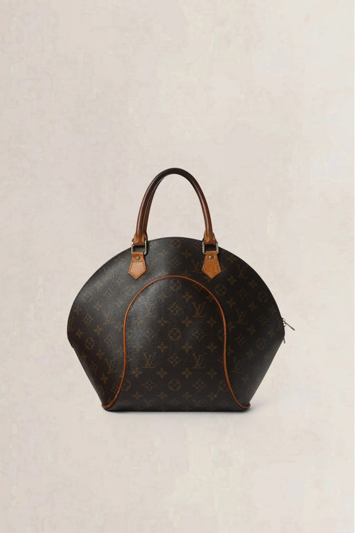 Louis Vuitton Brown Monogram Ellipse MM Top Handle Bag
