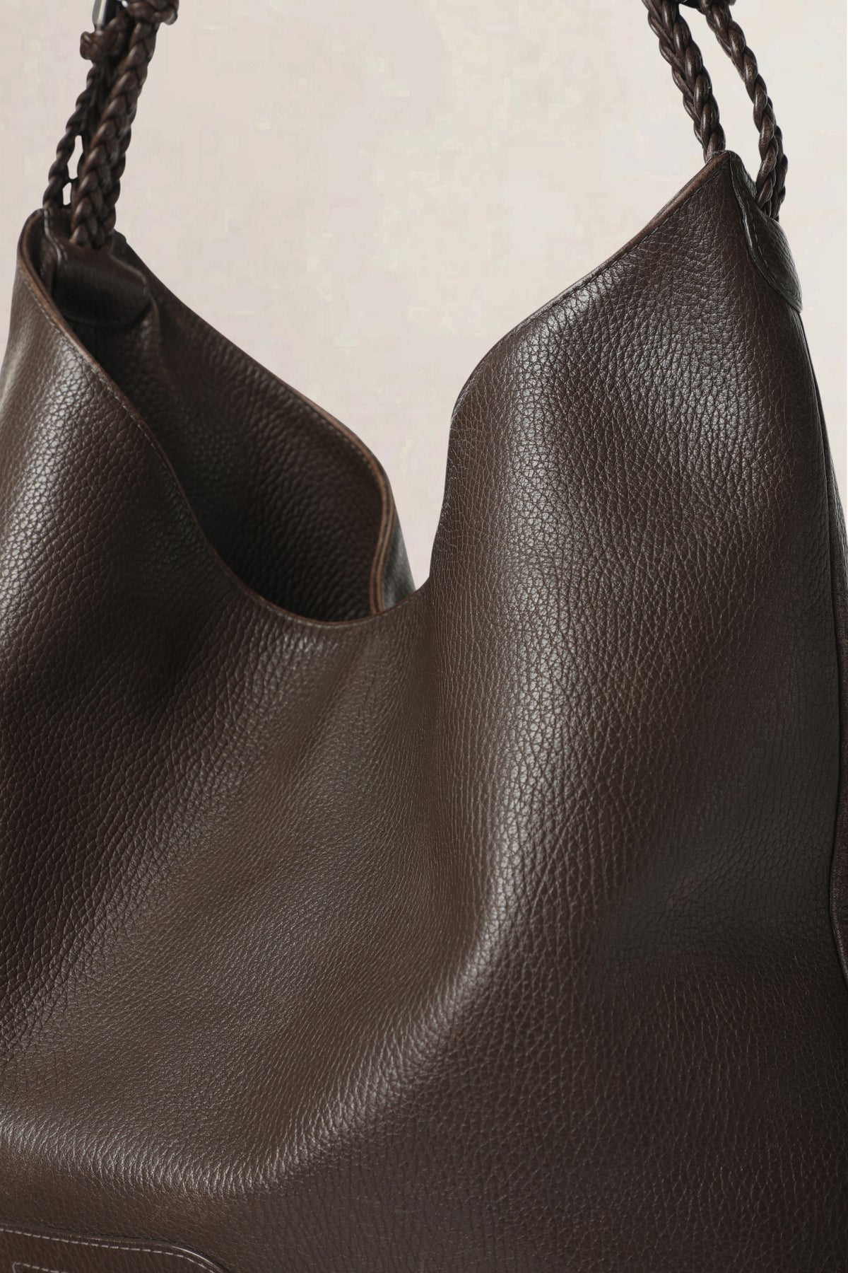 Delvaux Taupe Le Louise Taurillon GM — vintage