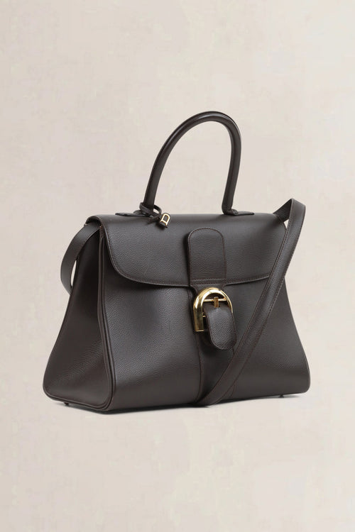 Delvaux Brown Brillant MM Crossbody Bag