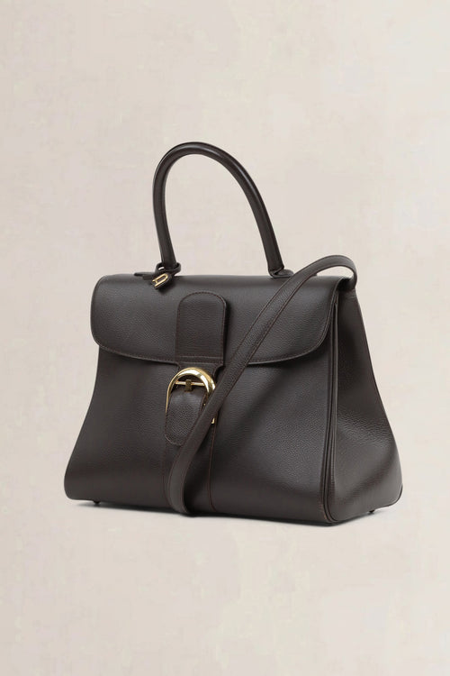 Delvaux Brown Brillant MM Crossbody Bag