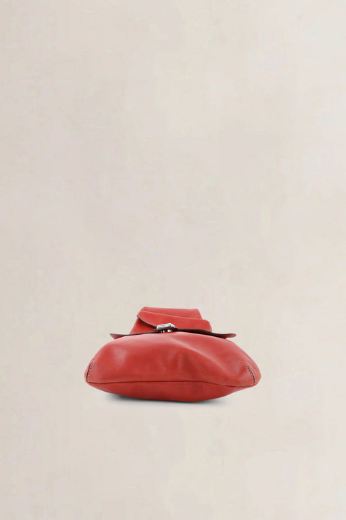 Delvaux Brick Red Deux Le Trente-Quatre Crossbody Bag