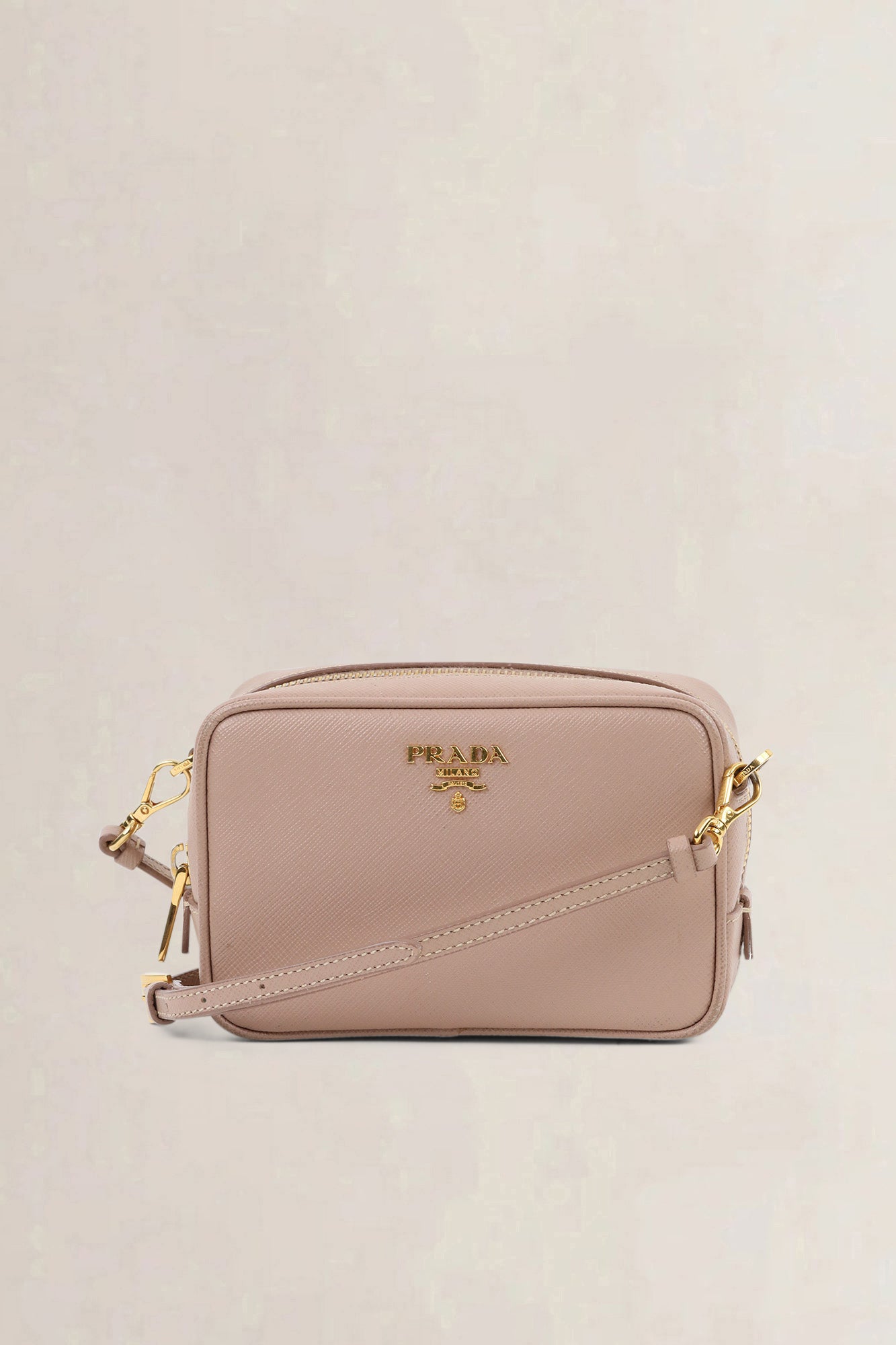 Prada Cammeo Saffiano Leather Camera Crossbody Bag