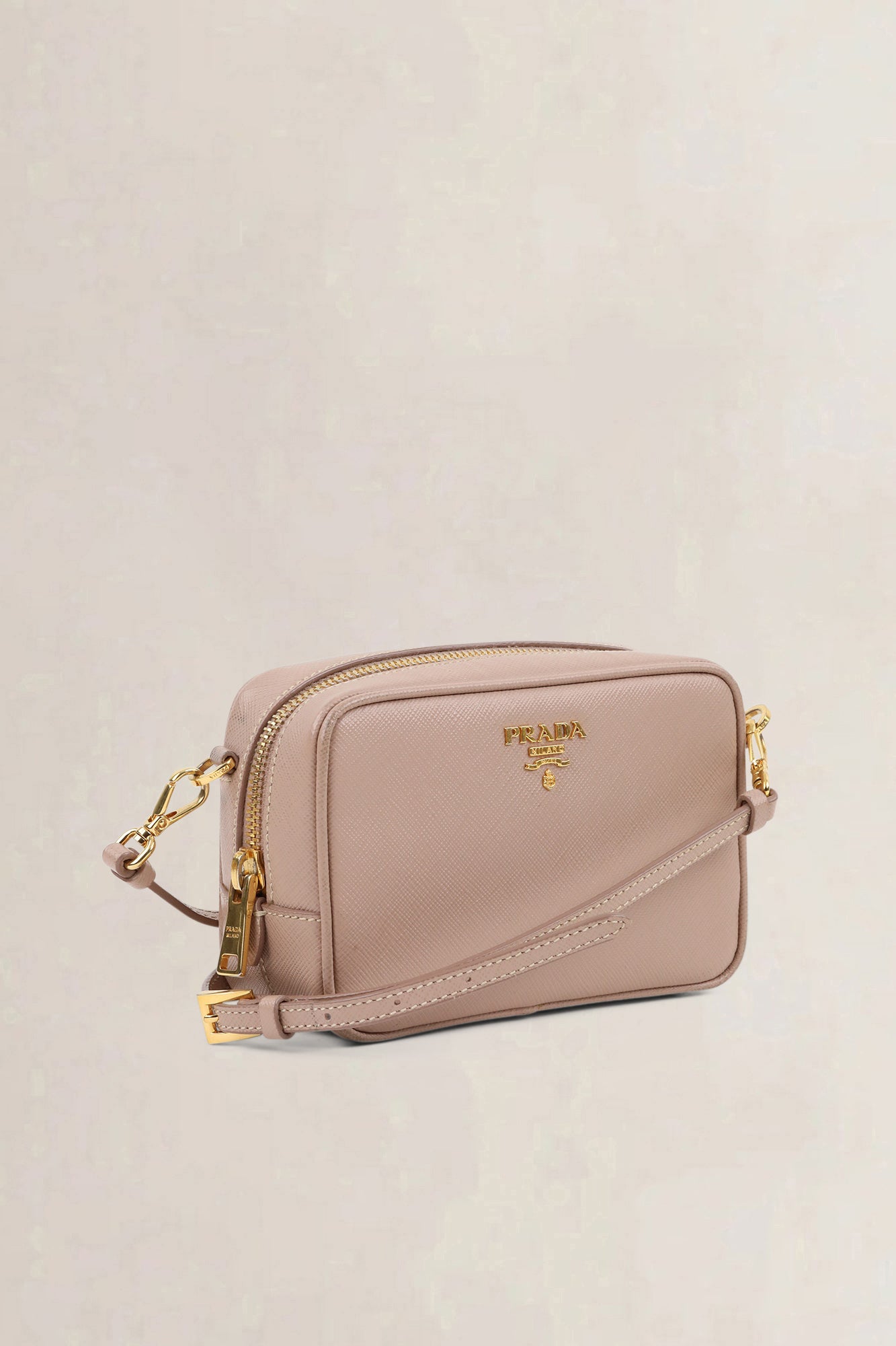 Prada Cammeo Saffiano Leather Camera Crossbody Bag