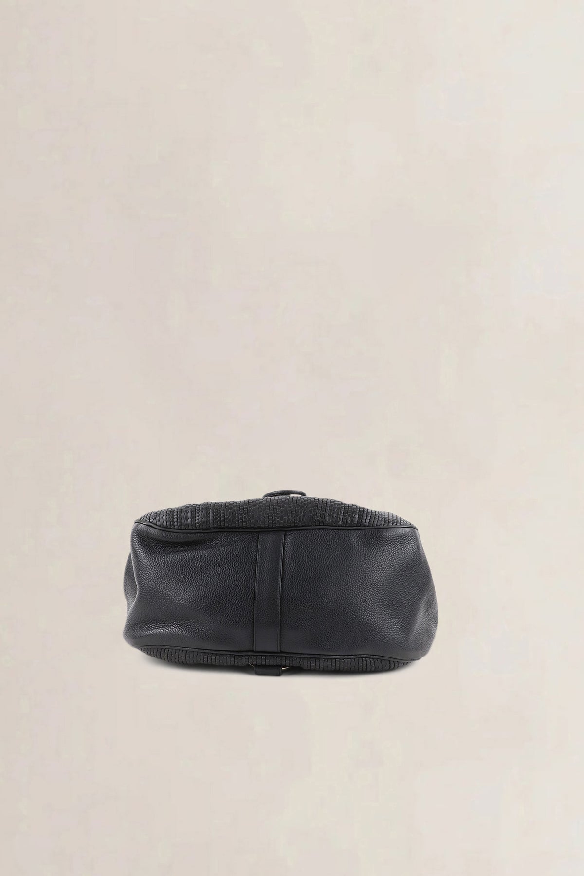 Delvaux Black Lucifer Toile de Cuir GM Shoulder Bag