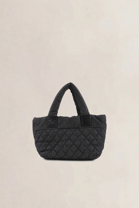 Chanel Black Denim Coco Cocoon — preloved