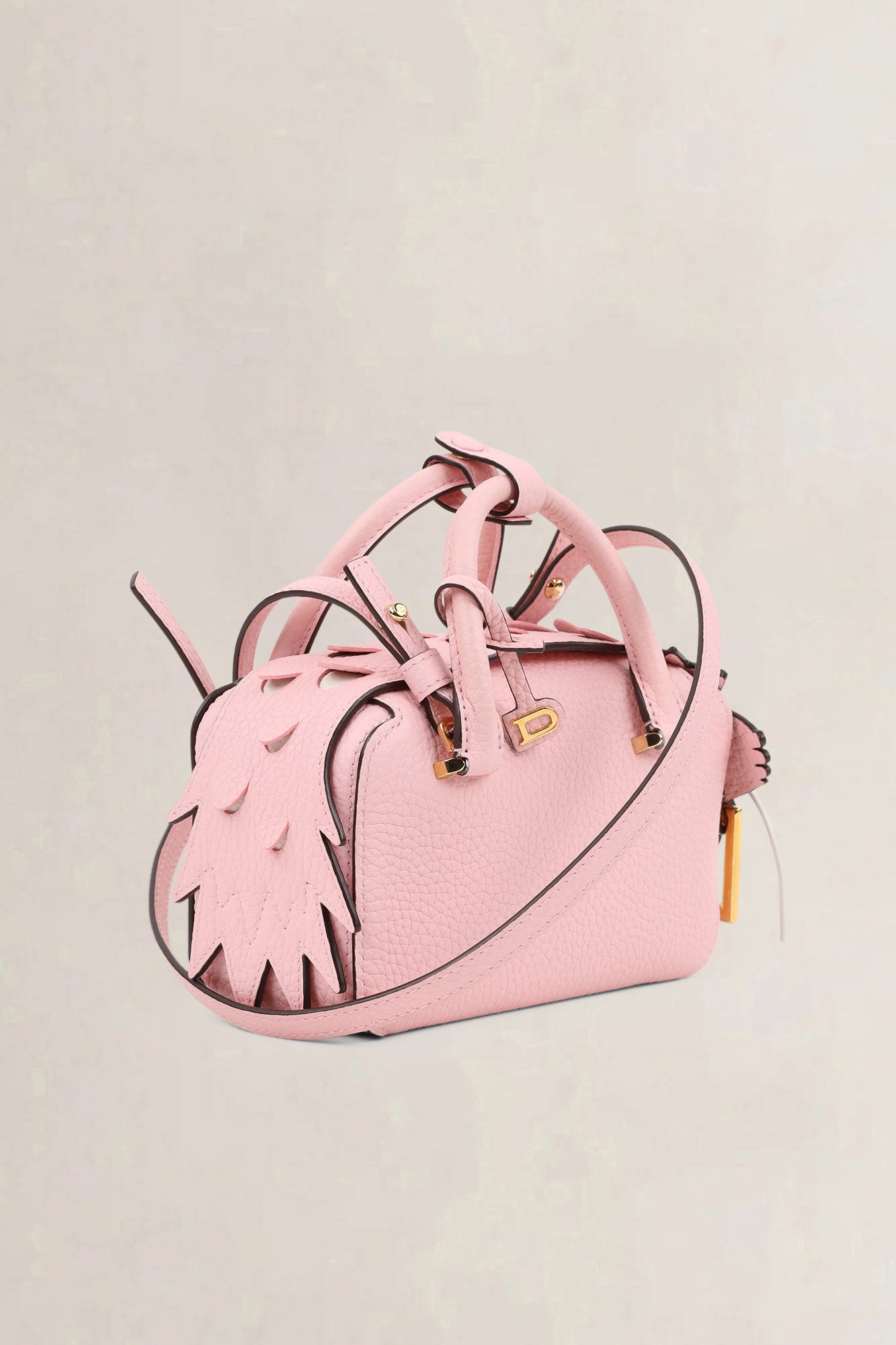 Delvaux Pink Coolbox Limited Edition "Dragon Lunar Year" Crossbody Bag