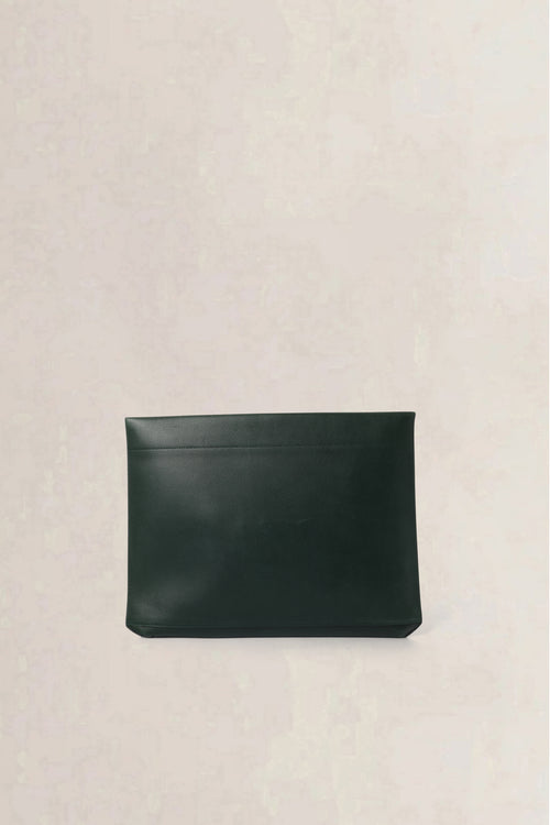 Delvaux Green Envelope Pouch
