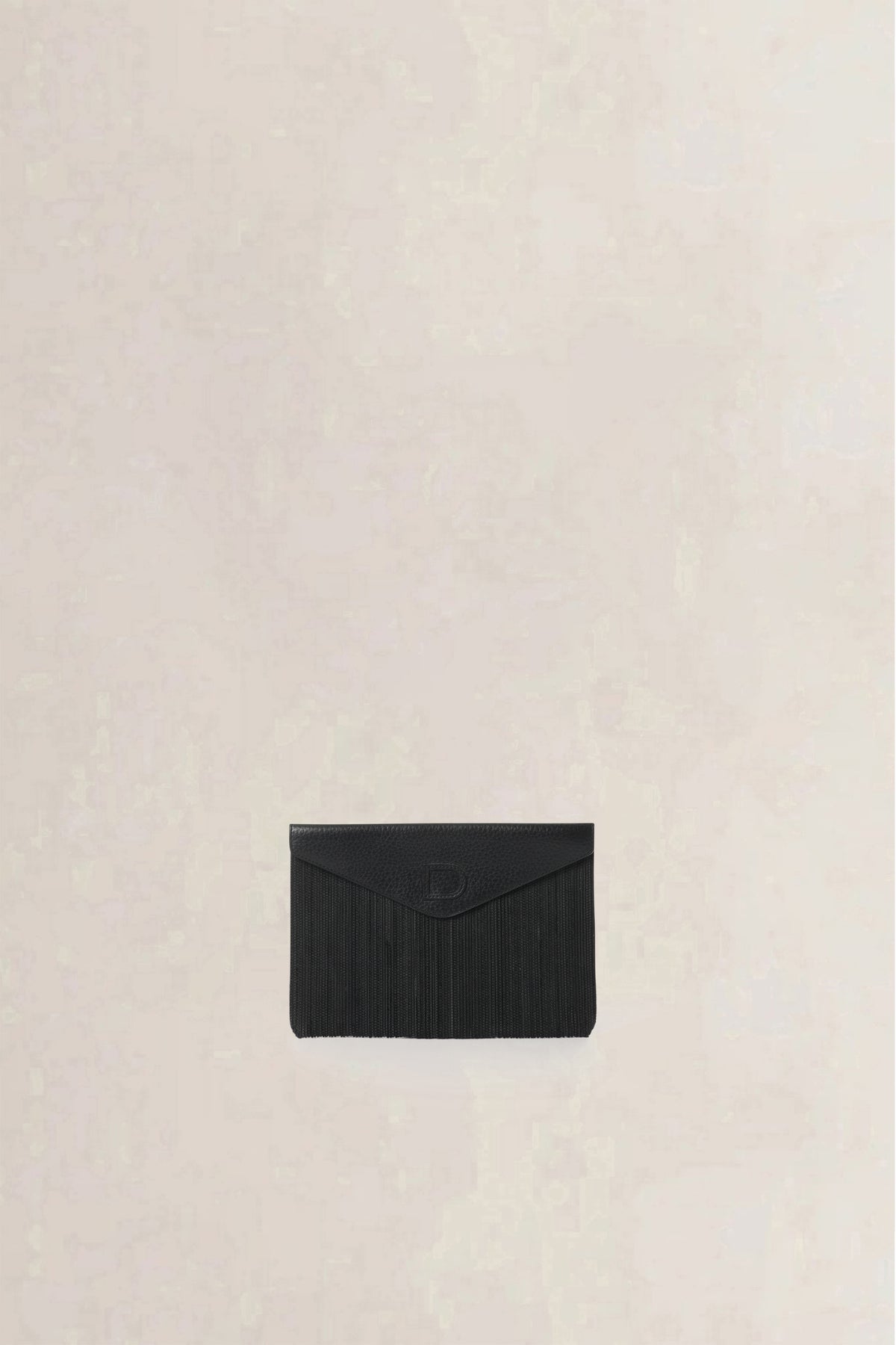 Delvaux Black Toile de Cuir Pochette