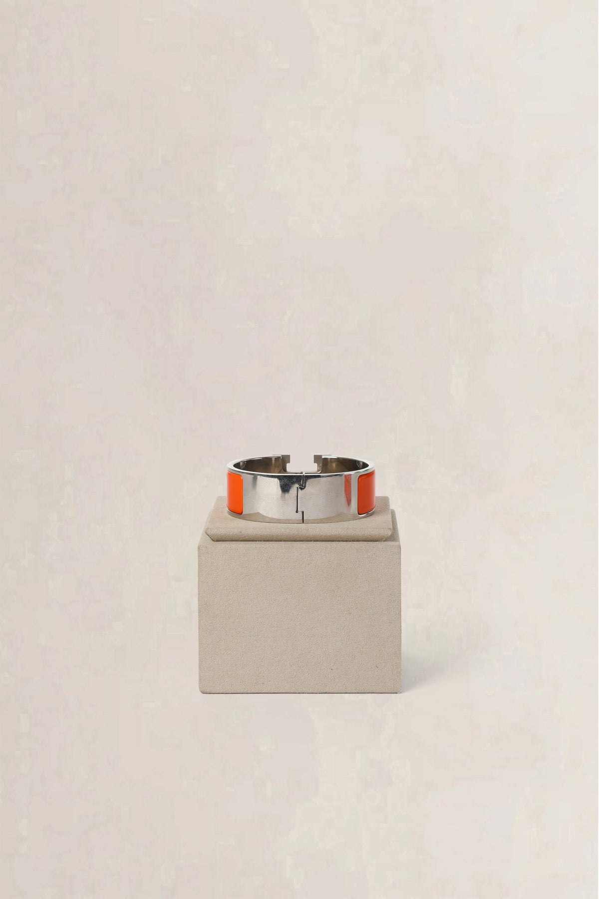 Hermès Orange Clic Clac H Bracelet