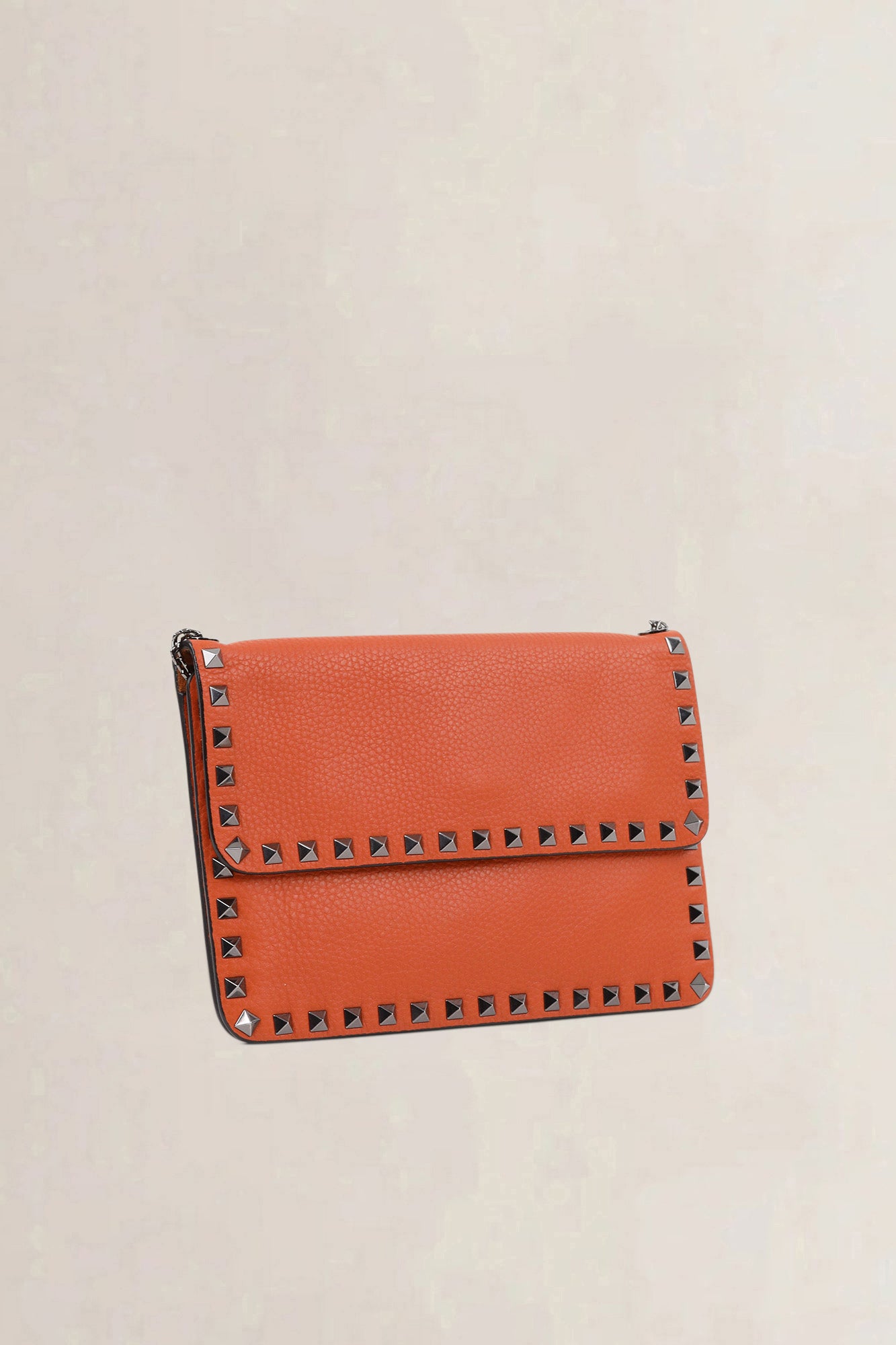 Valentino Garavani Orange Rockstud Crossbody Bag