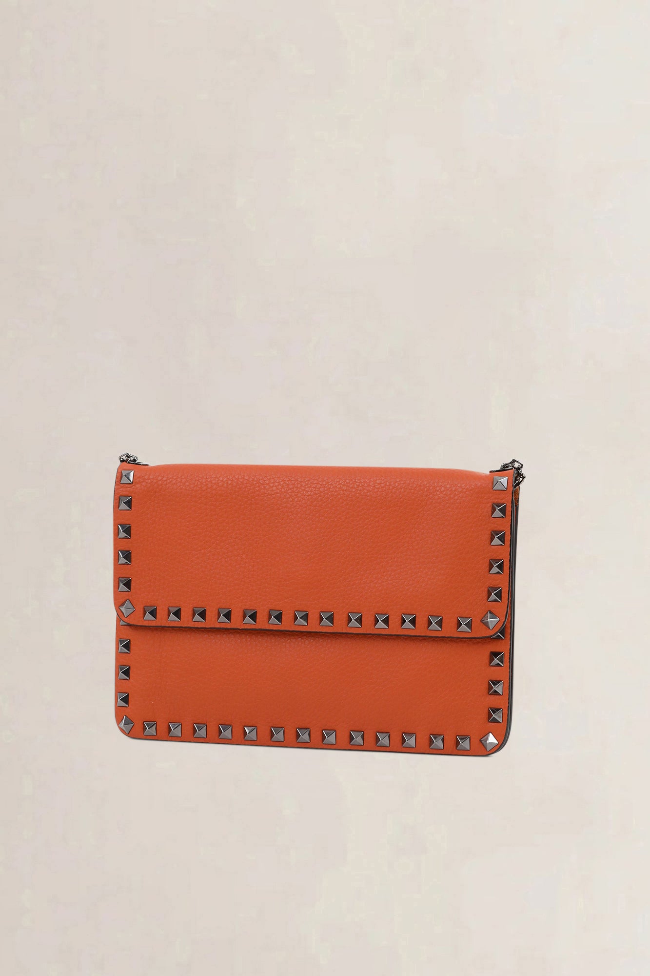 Valentino Garavani Orange Rockstud Crossbody Bag