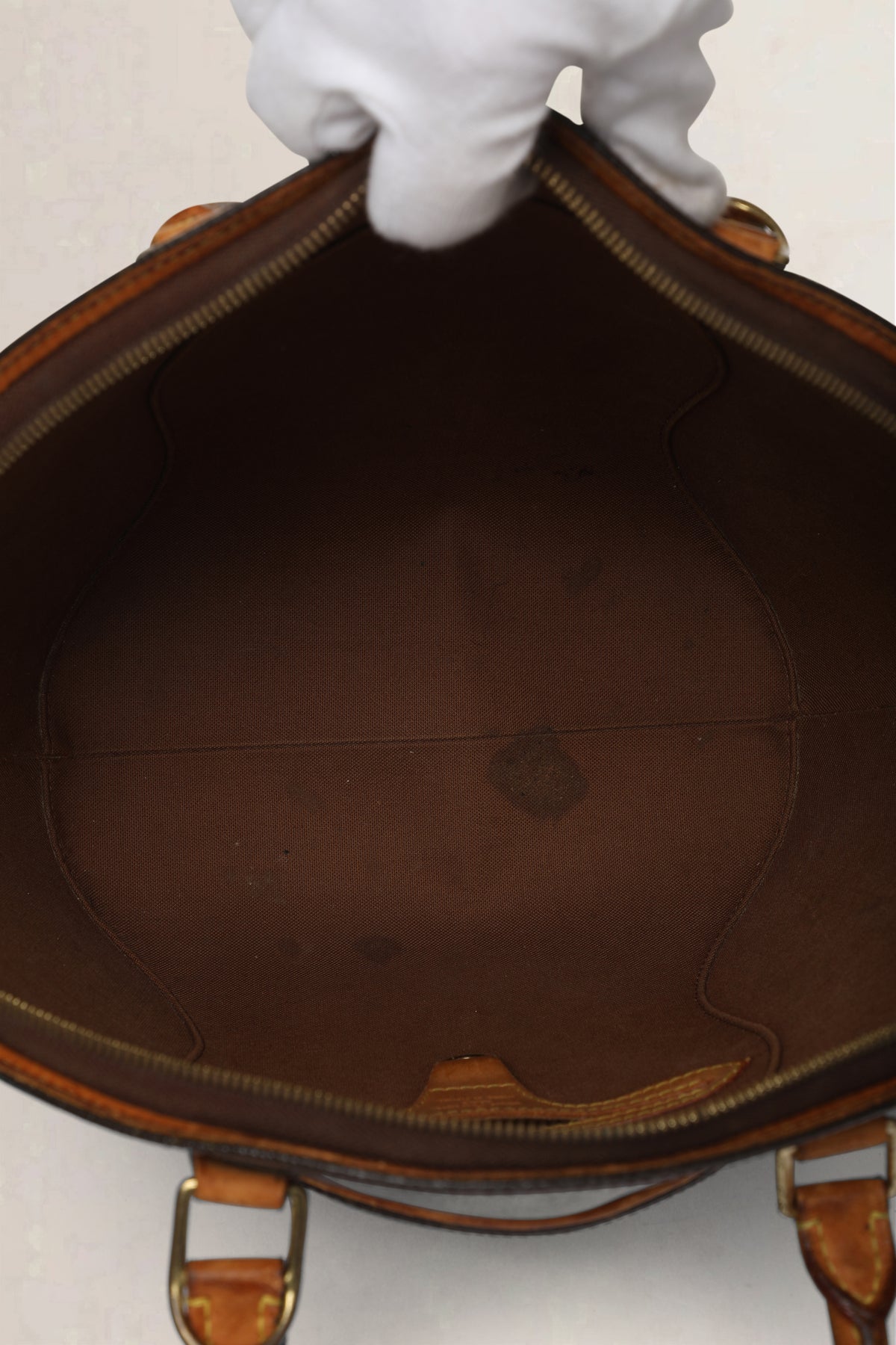 Louis Vuitton Brown Monogram Ellipse MM Top Handle Bag