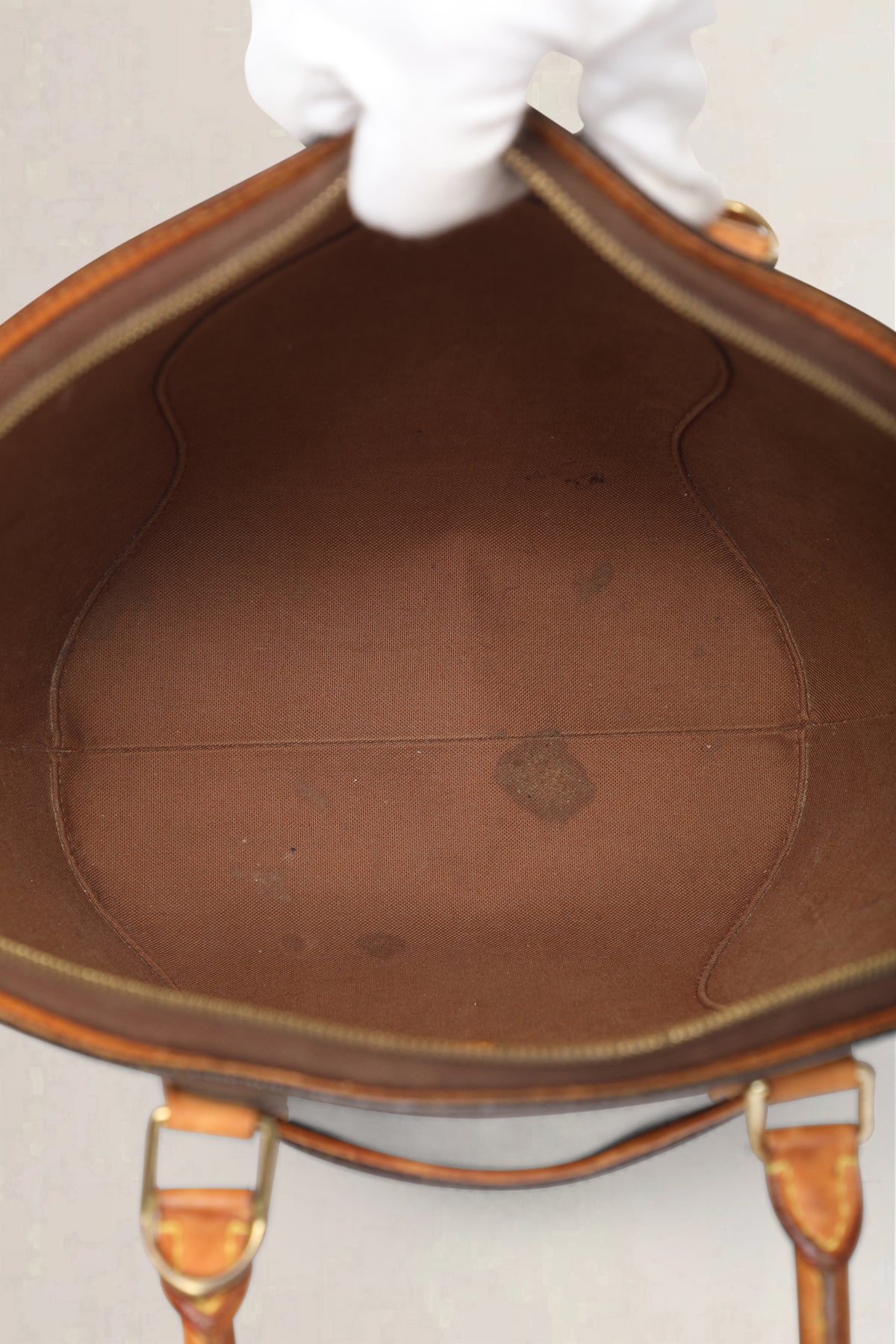 Louis Vuitton Brown Monogram Ellipse MM Top Handle Bag