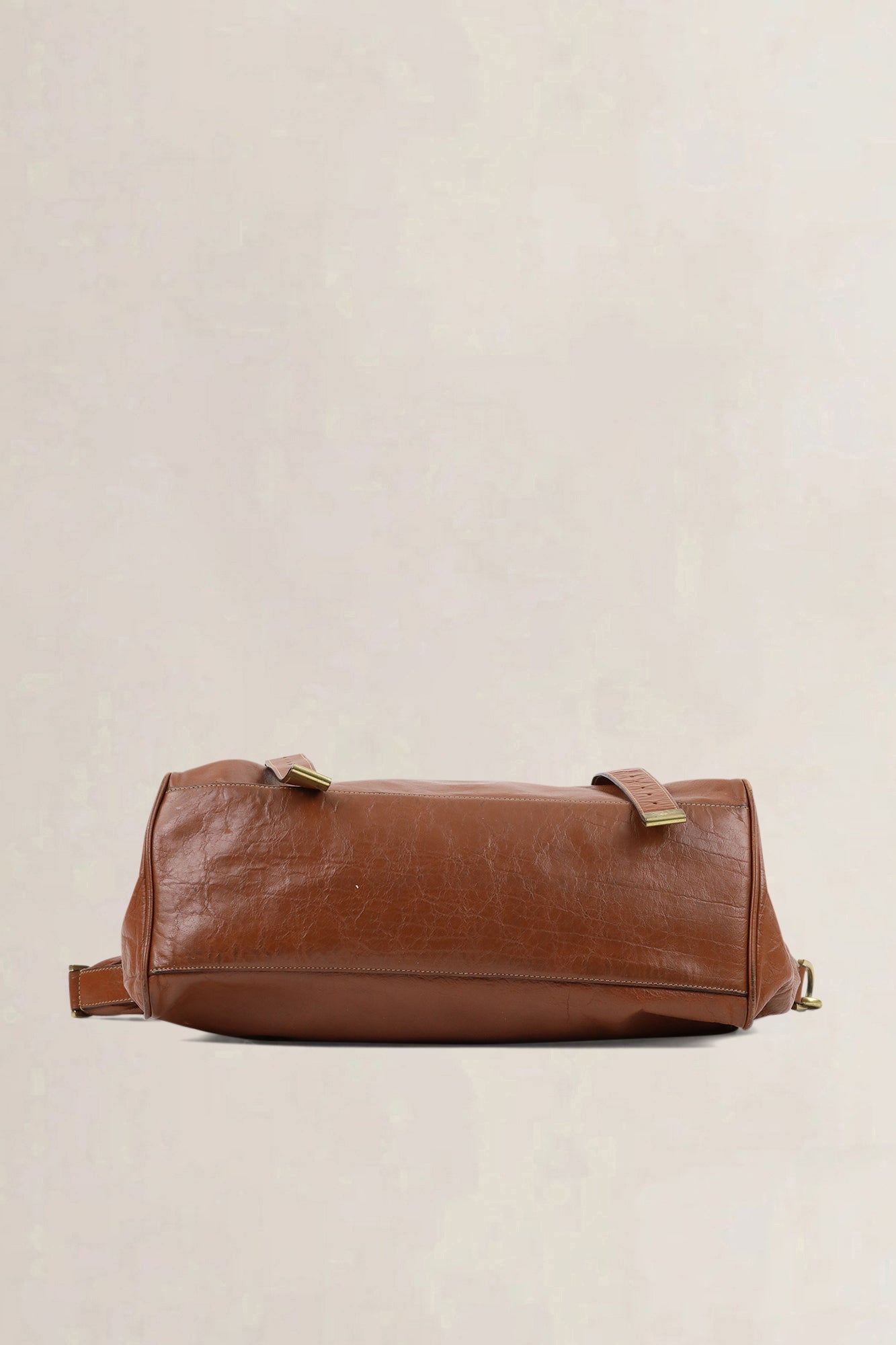 Mulberry Brown Alexa Satchel Crossbody Bag