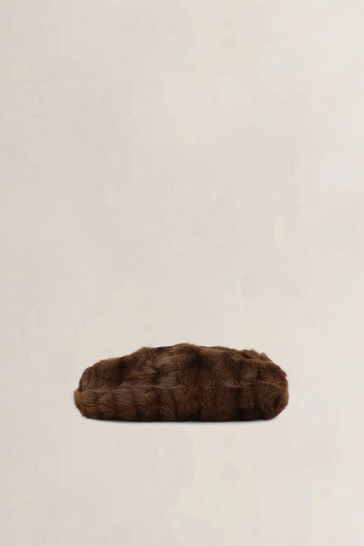 Fendi Brown Squirrel Fur Small Chef Shoulder Bag