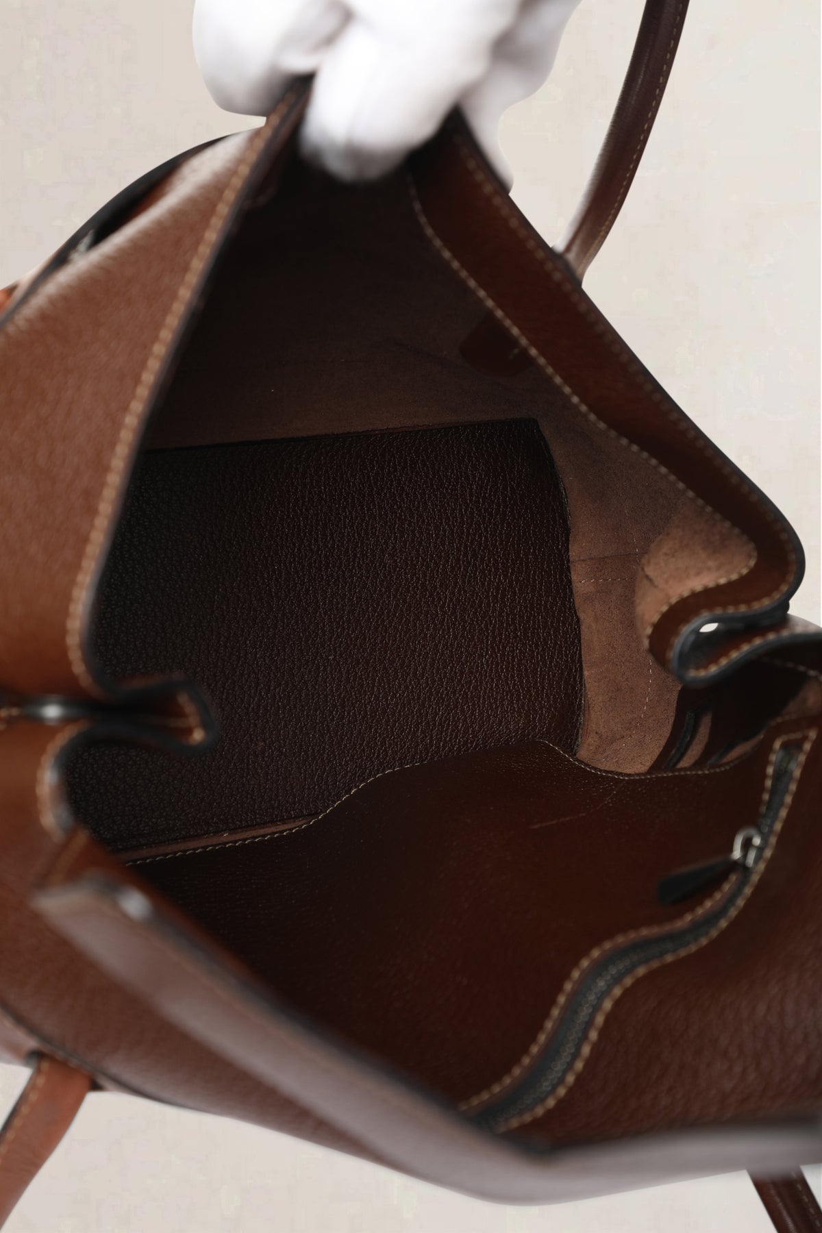 Delvaux Deux de Delvaux Brown Jumping Calf — vintage