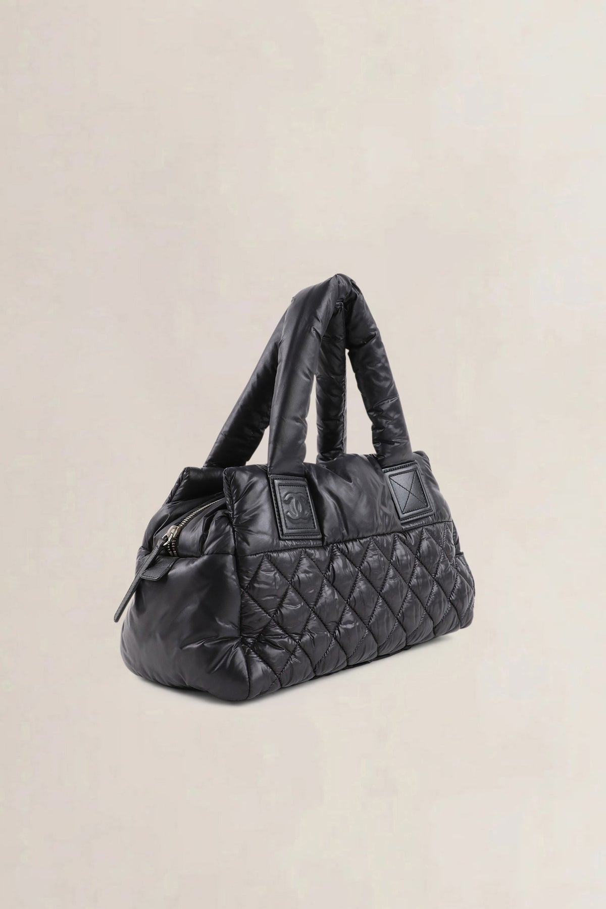 Chanel Black Coco Cocoon Top Handle Bag
