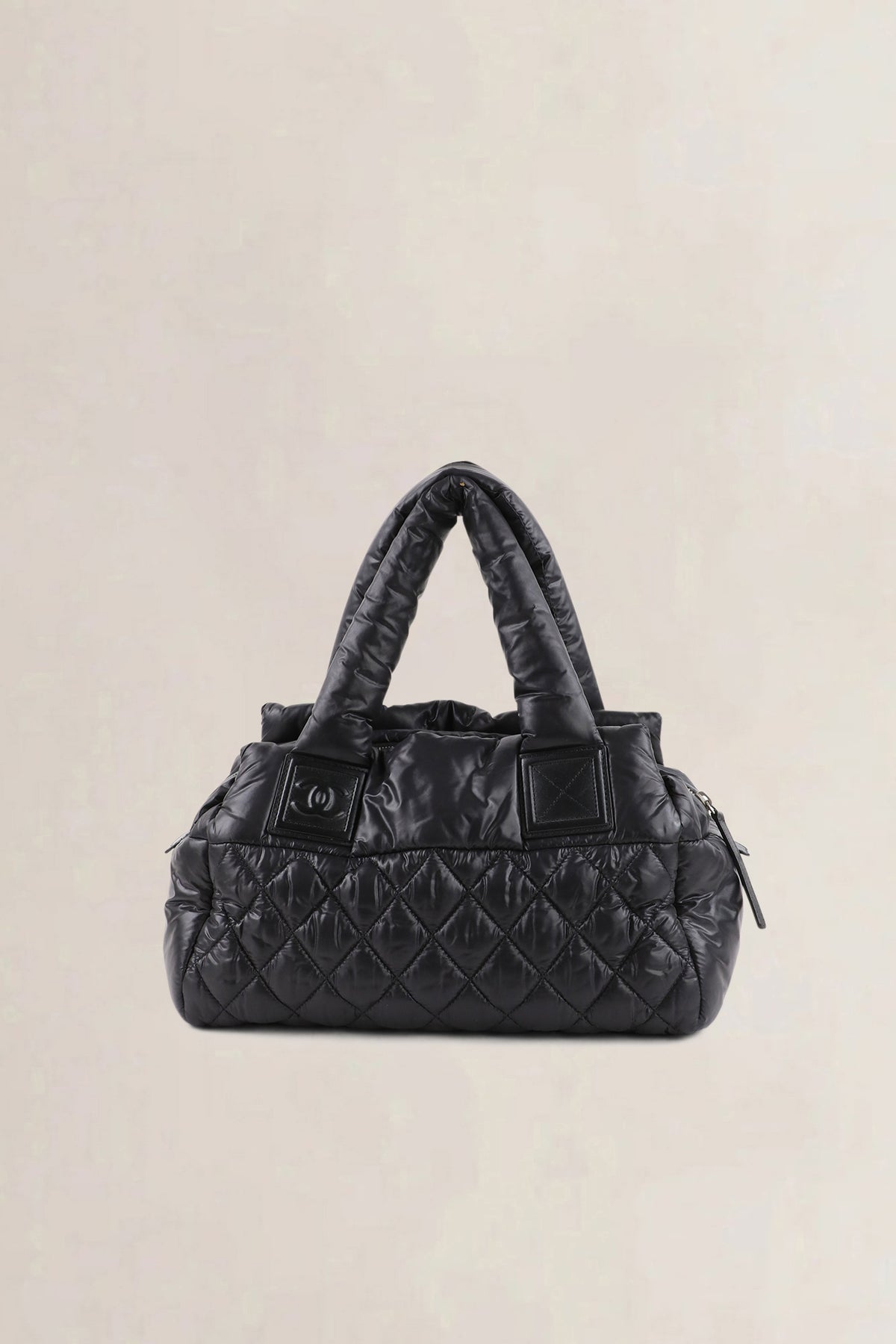 Chanel Black Coco Cocoon Top Handle Bag
