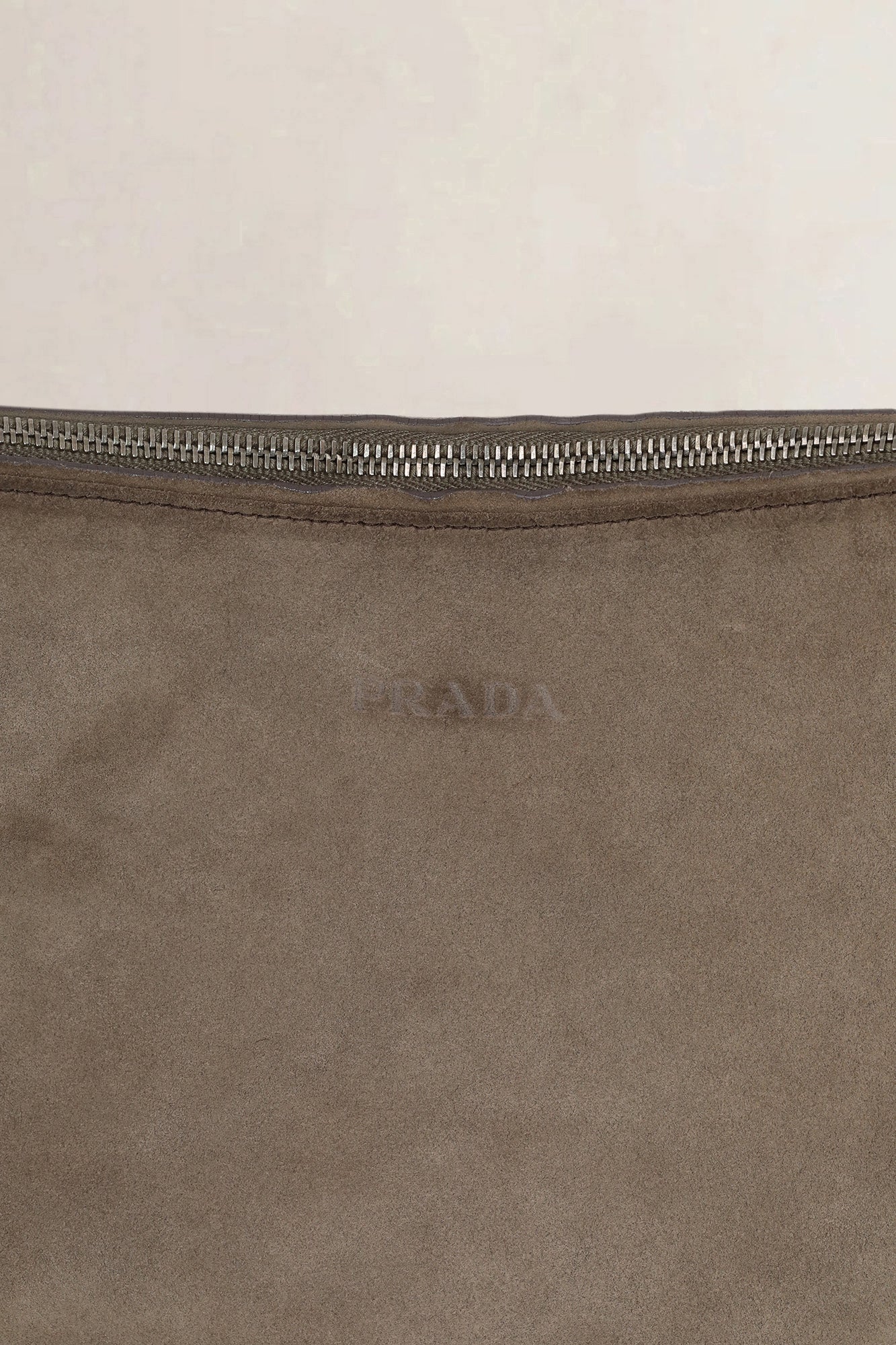 Prada Brown Suède Shoulder Bag