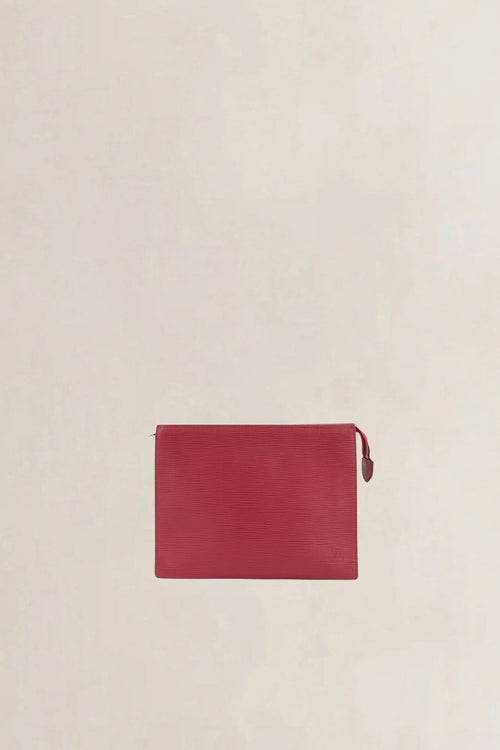 Louis Vuitton Burgundy Epi Leather Toiletry Pouch