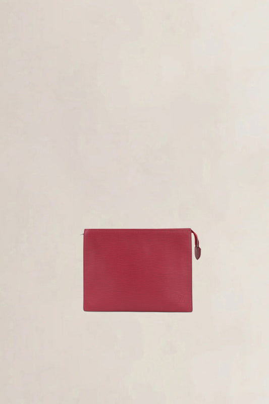 Louis Vuitton Burgundy Epi Toiletry Pouch — vintage