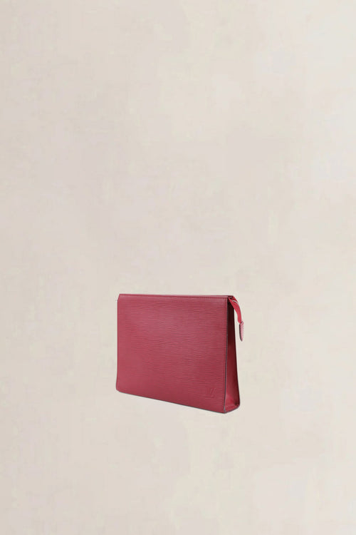Louis Vuitton Burgundy Epi Leather Toiletry Pouch