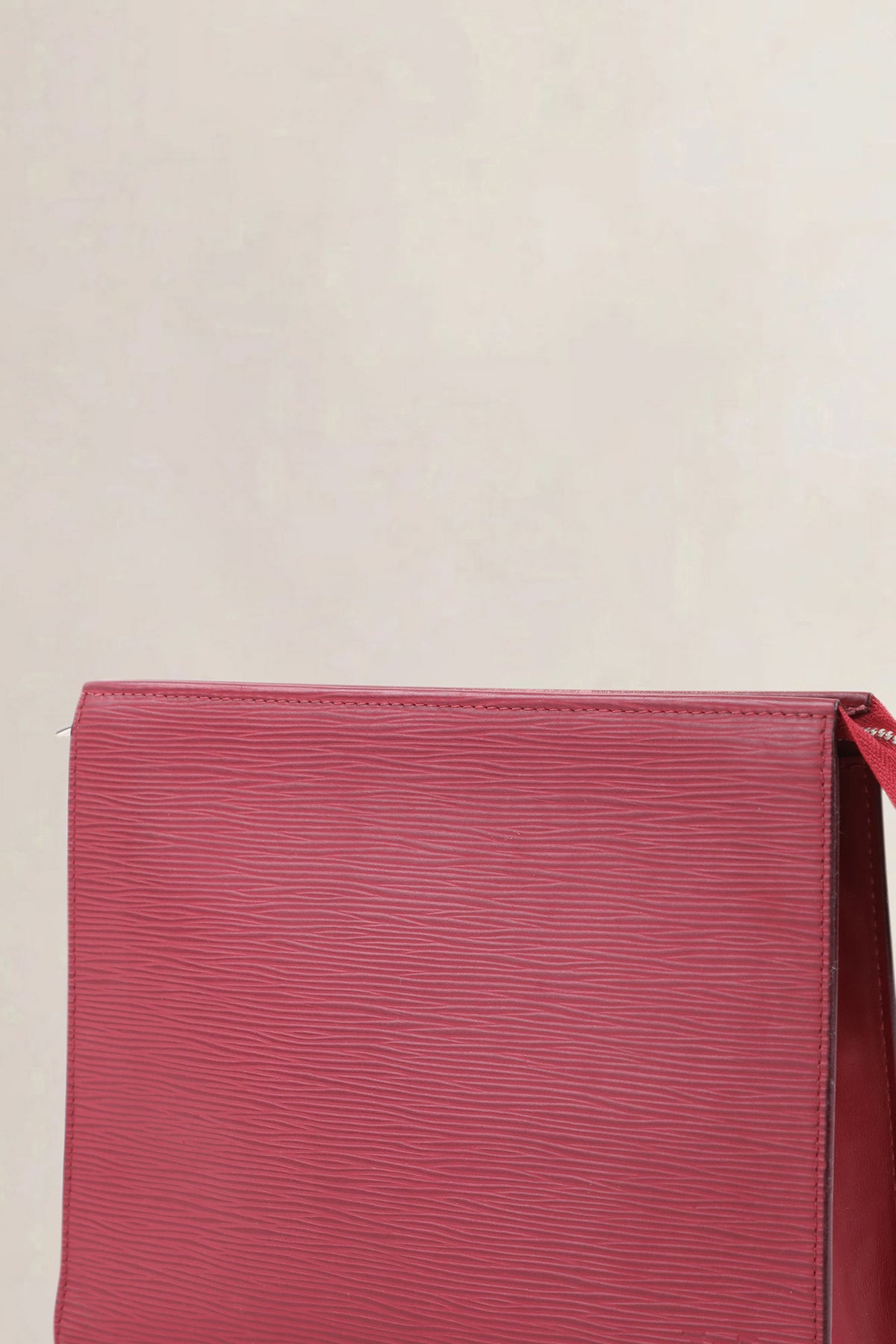 Louis Vuitton Burgundy Epi Toiletry Pouch — vintage