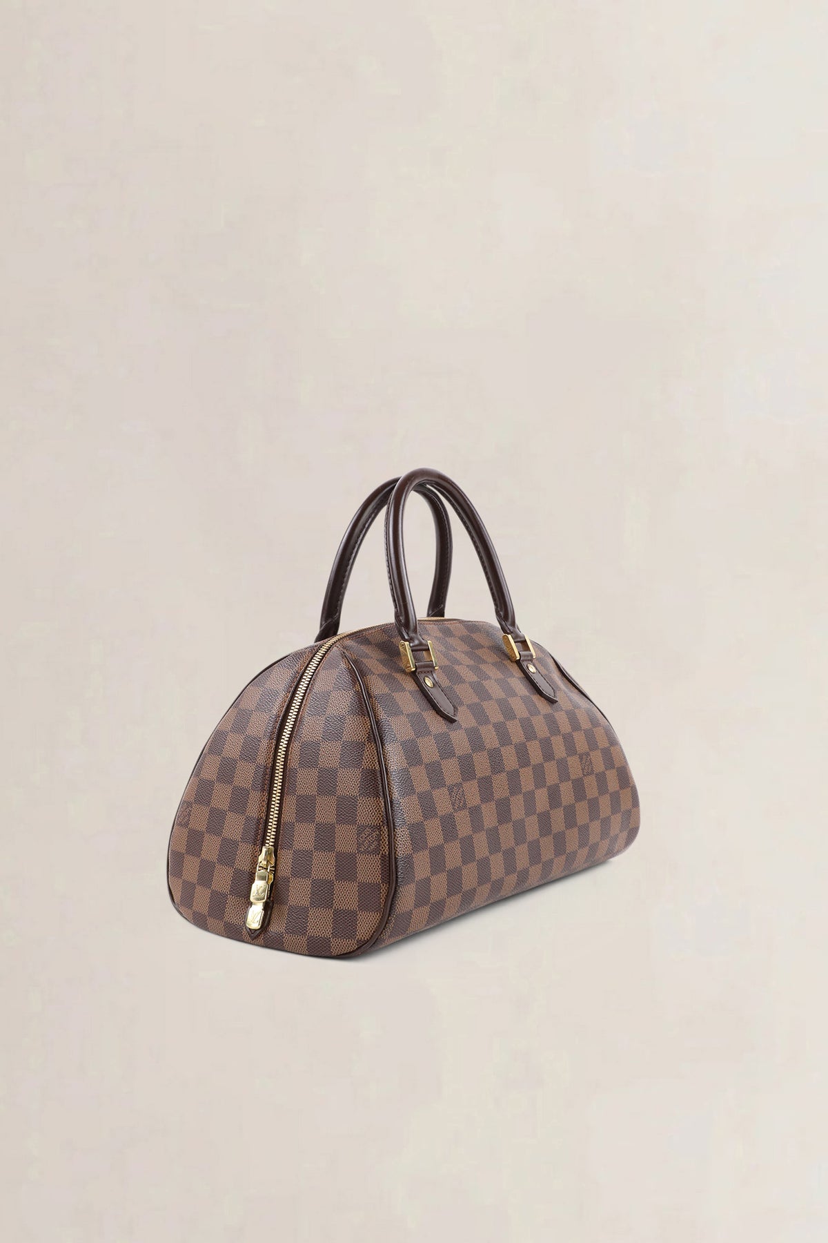 Louis Vuitton Brown Ribera Damier Ebene MM Top Handle Bag