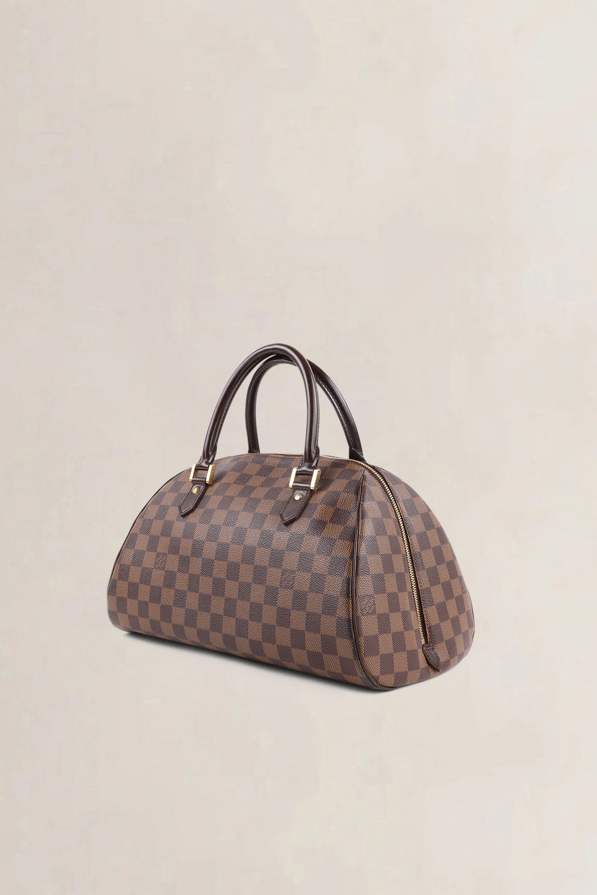 Louis Vuitton Brown Ribera Damier Ebene MM Top Handle Bag