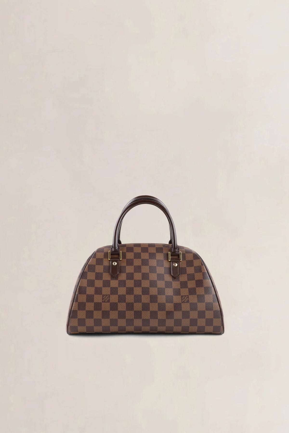 Louis Vuitton Brown Ribera Damier Ebene MM Top Handle Bag