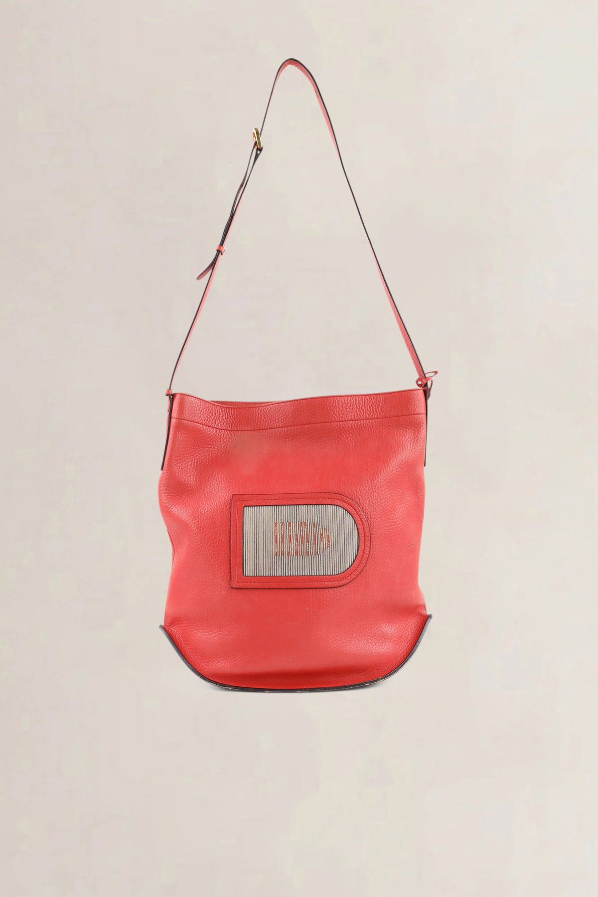 Delvaux Pink Red Coup de Chapeau Limited Edition Le Pin Crossbody Bag