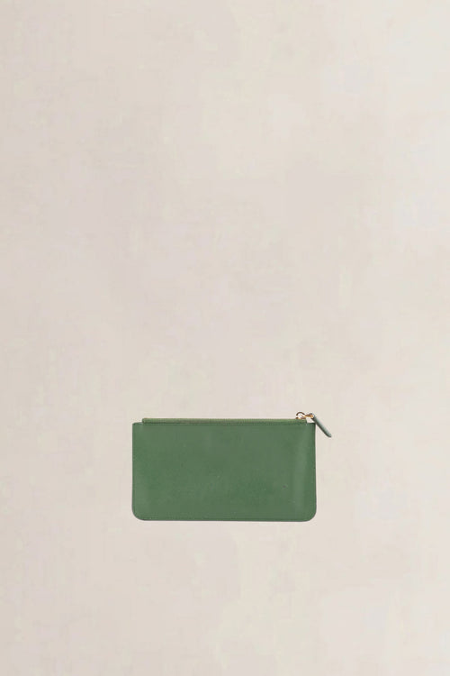 Prada Green Saffiano Leather Wallet Set