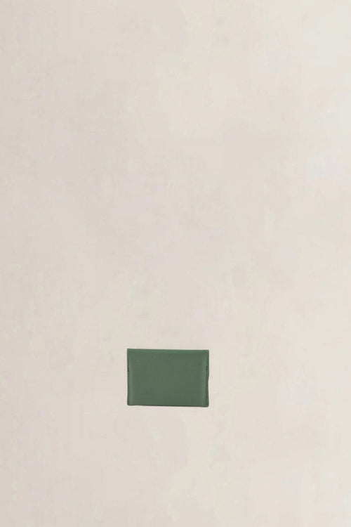 Prada Green Saffiano Leather Wallet Set