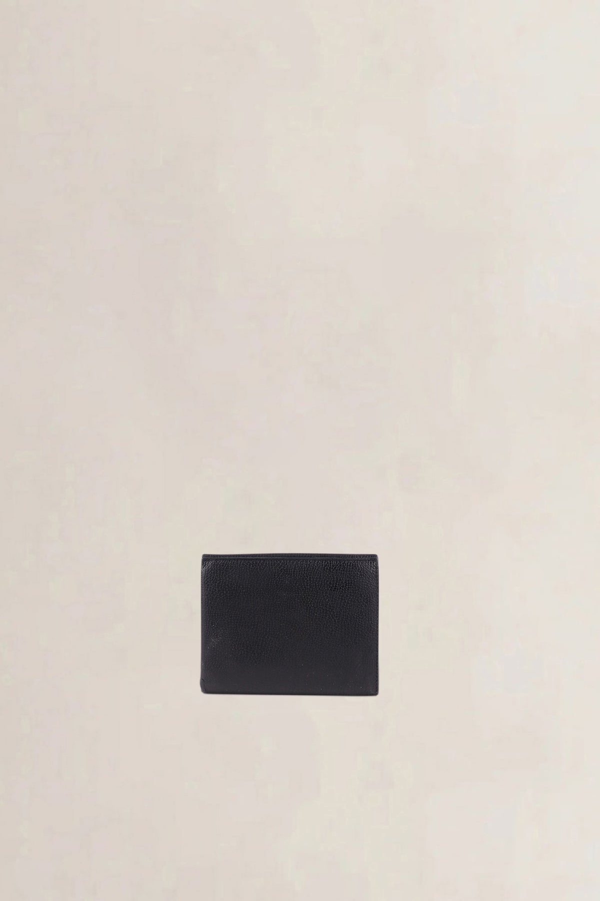 Delvaux Black Diabolo MM Trifold Wallet