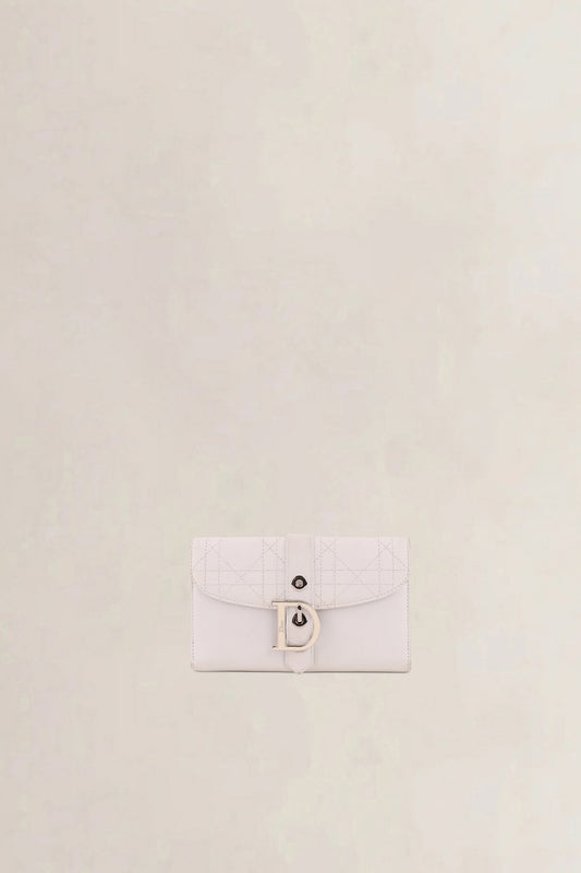 Christian Dior White Cannage D Charm — preloved