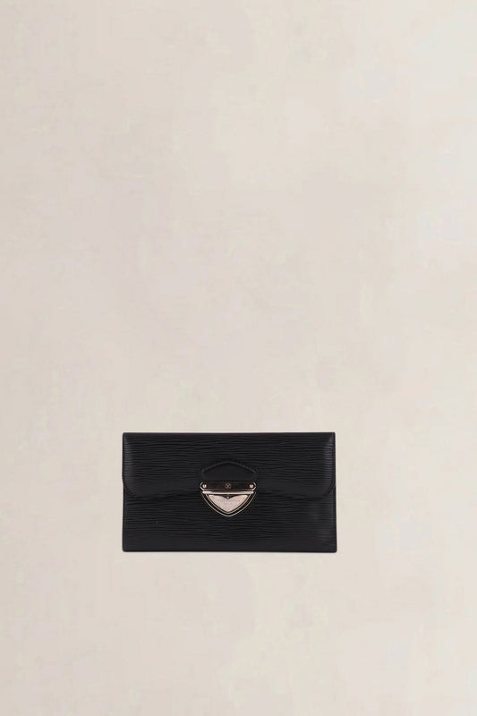 Louis Vuitton Black Eugenie Epi Leather Wallet