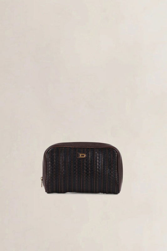 Delvaux Brown Toile de Cuir — vintage