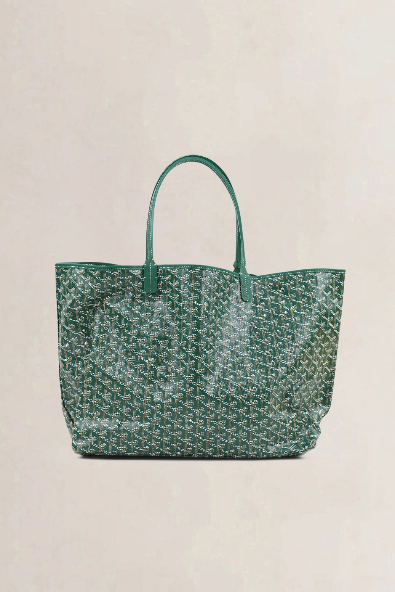 Goyard Green Saint Louis Coated Canvas — preloved