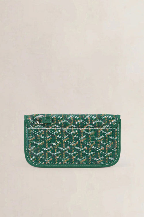 Goyard Green Saint Louis Coated Canvas Shoulder Bag
