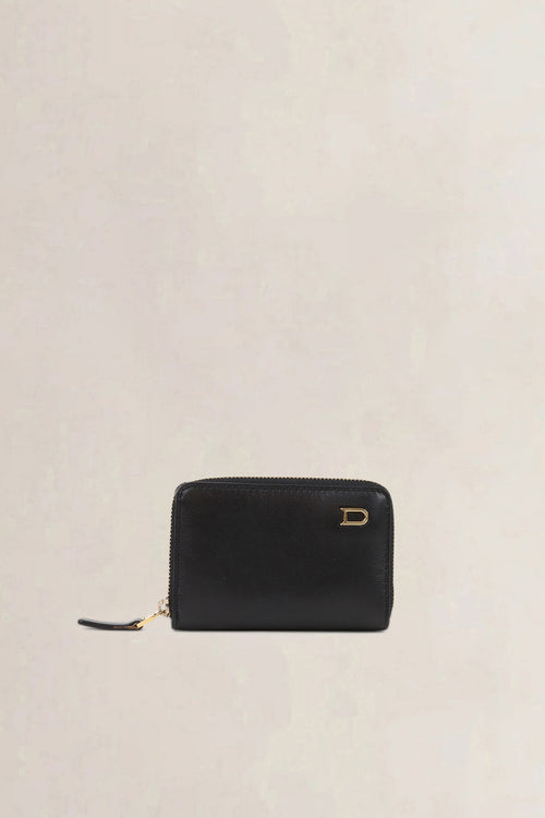 Delvaux Black Leather Wallet