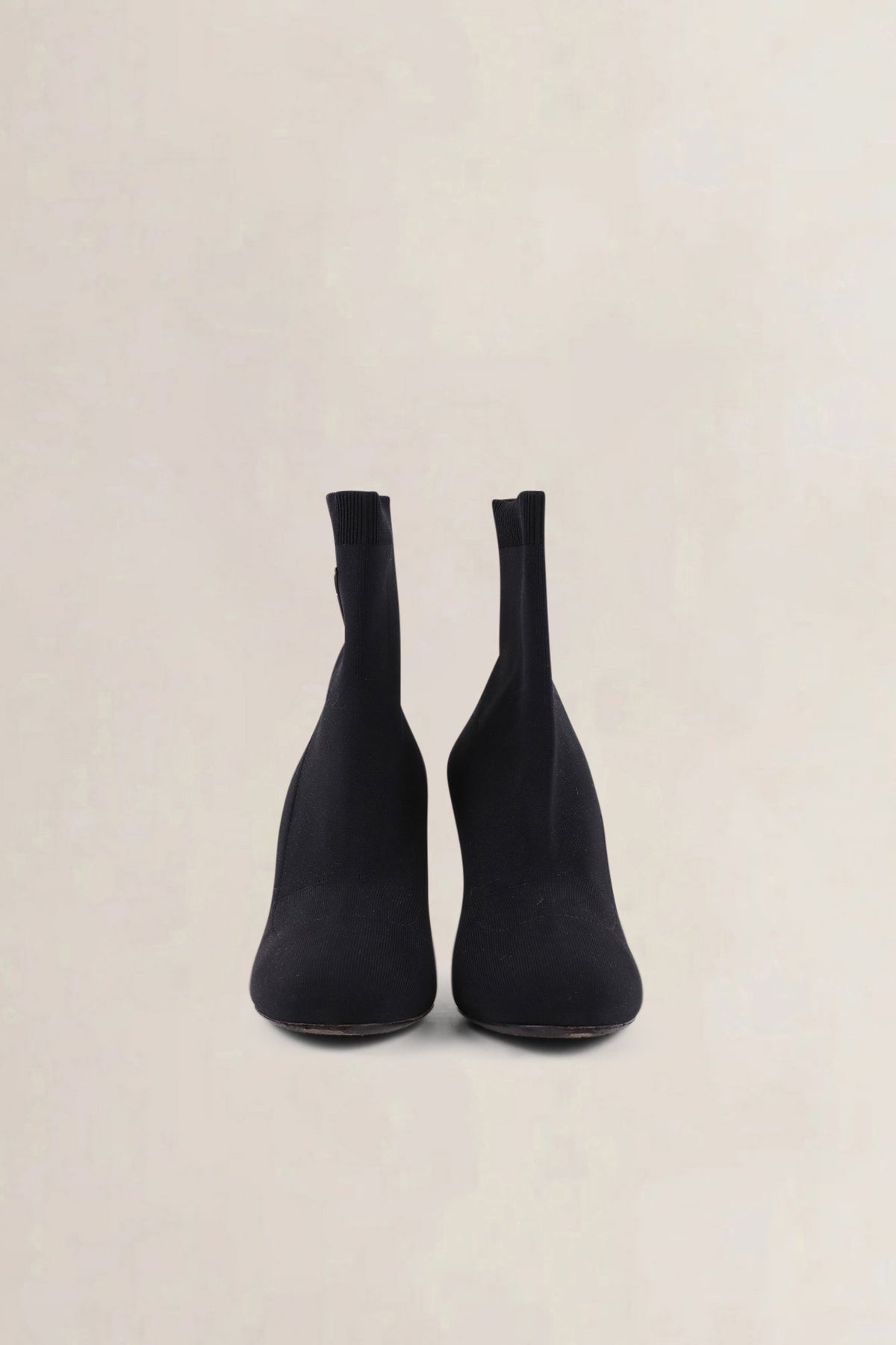 Prada Black Sock Logo Boots