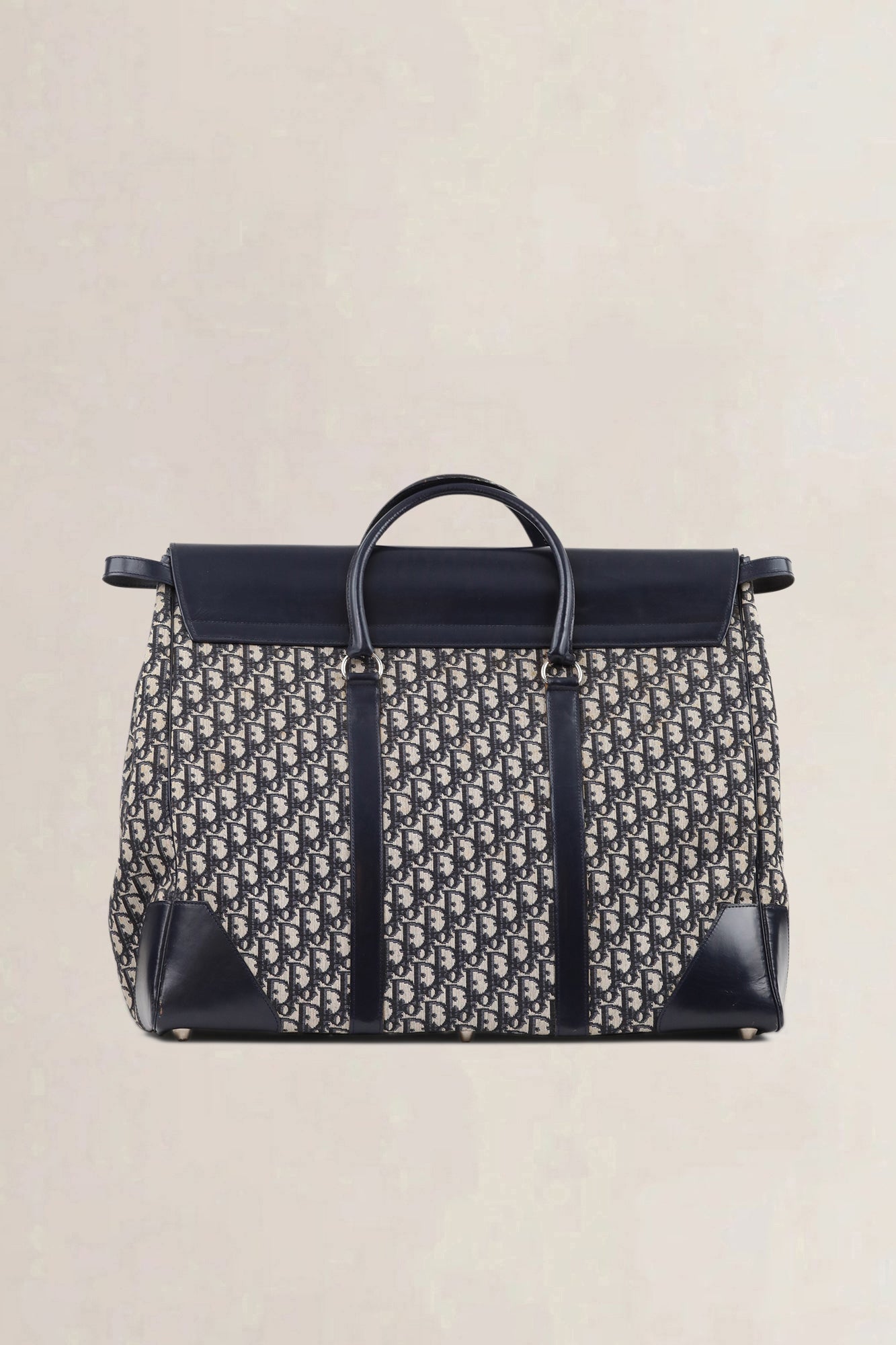 Christian Dior Blue Monogram Oblique Travel Bag