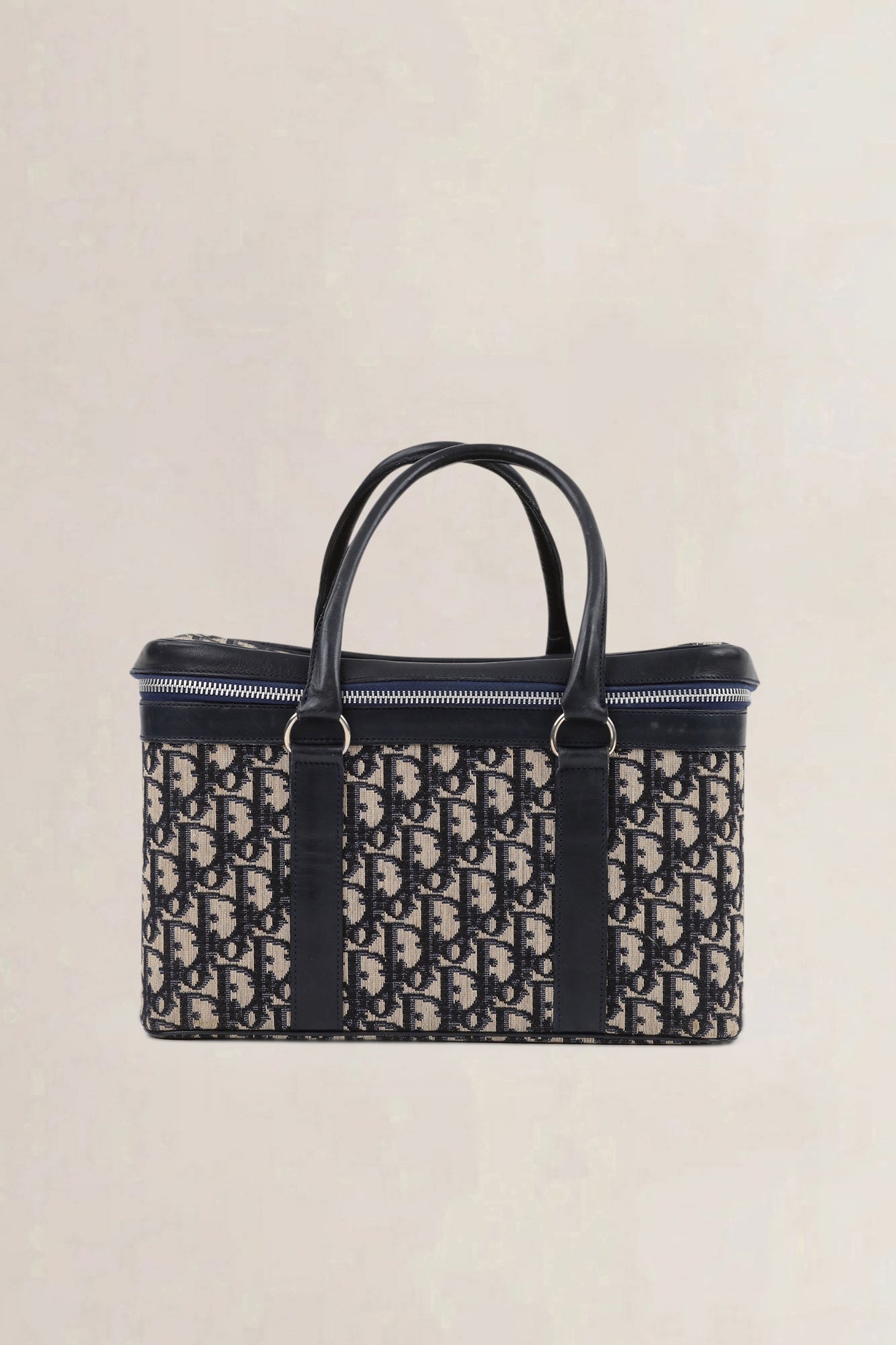 Christian Dior Blue Monogram Vanity Case