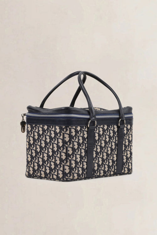 Christian Dior Blue Monogram Vanity Case