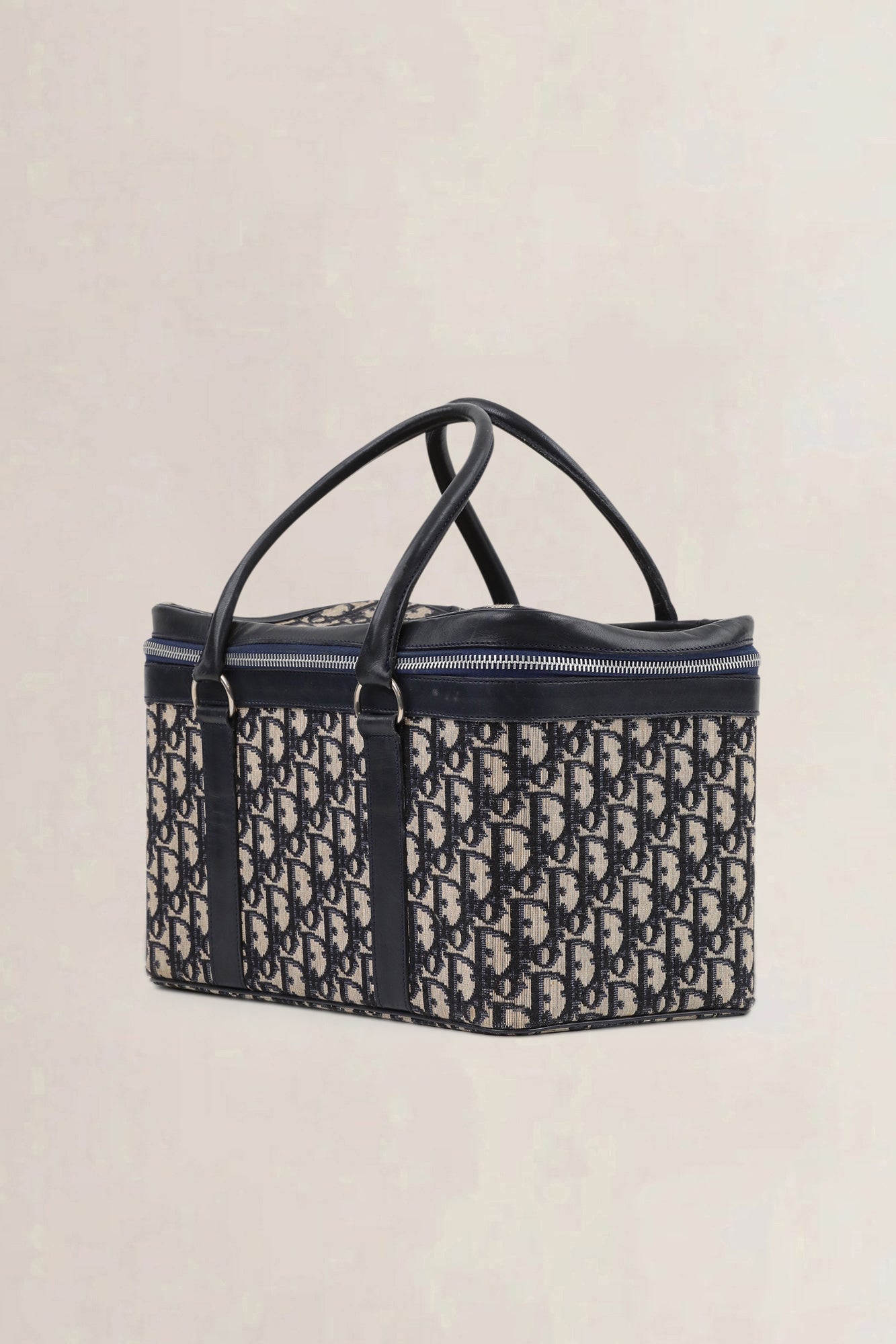 Christian Dior Blue Monogram Vanity Case