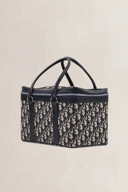 Christian Dior Blue Monogram Vanity Case